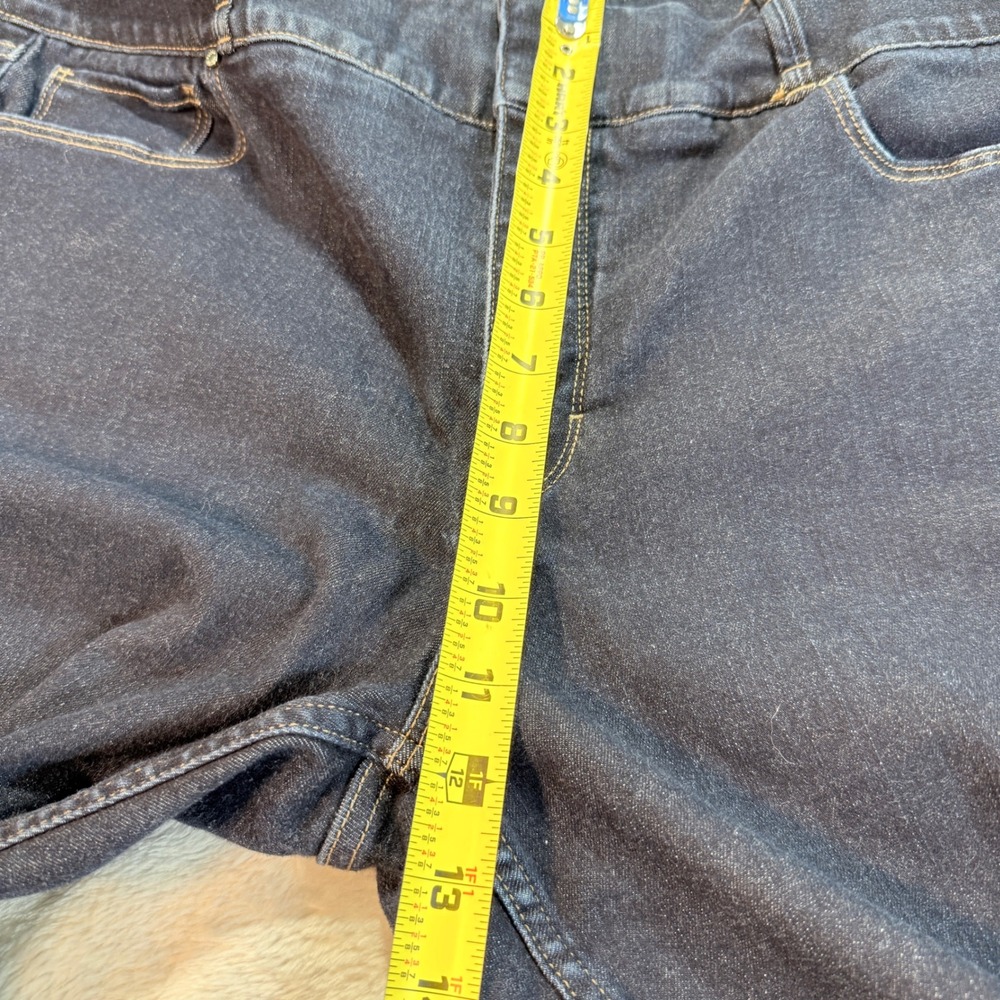 White House Black Market The Sculpt Skinny Flare Jeans Extra High Rise Dark 18S - Picture 9 of 10